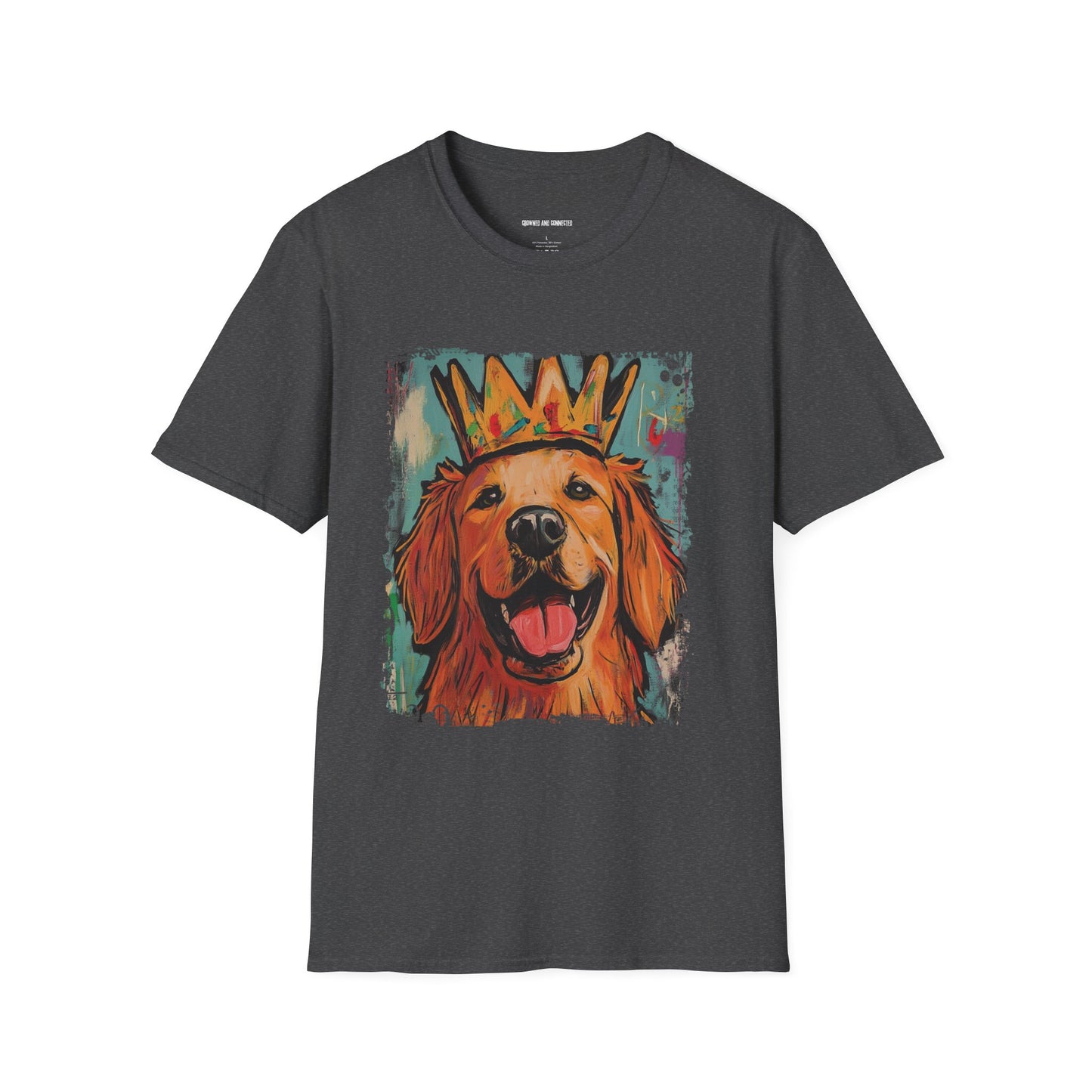 Goldens Rule T-shirt/ Funny Golden Retriever T-shirt/Crowned and Connected Collection