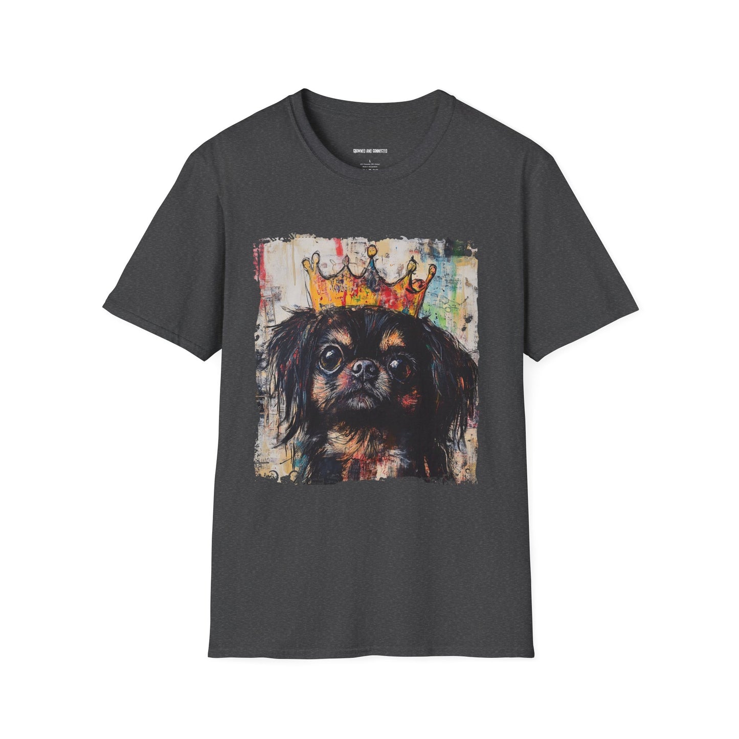 Tibetan Spaniels Rule T-shirt/ Funny Tibetan Spaniel Tee/Crowned and Connected Collection