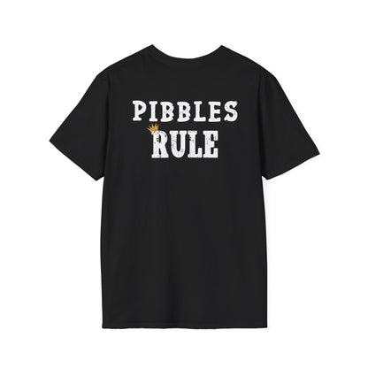 Pibbles Rule T-Shirt/Pit Bull T-Shirt/Crowned and Connected Collection