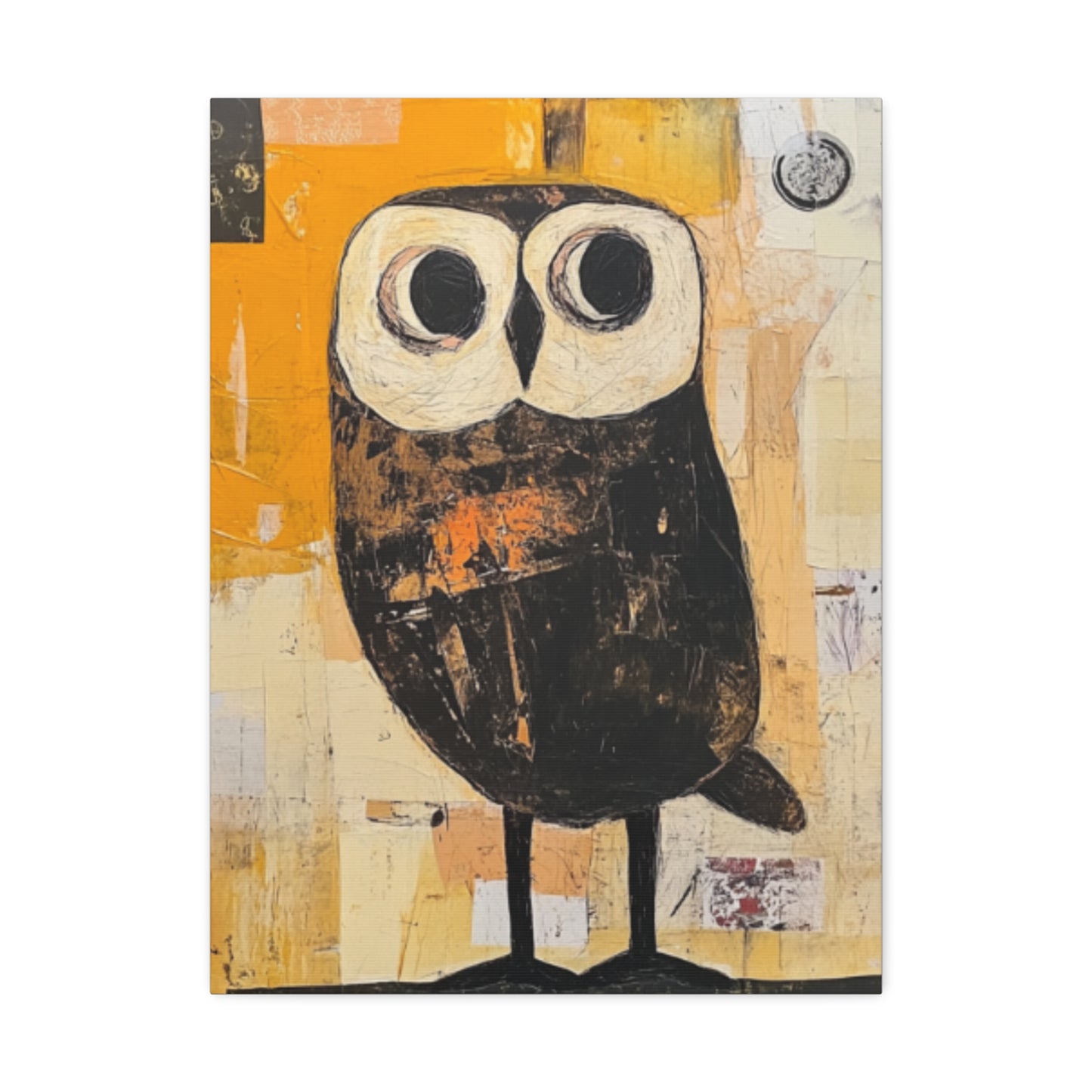 "Patty's Nightwatch" Owl Canvas art