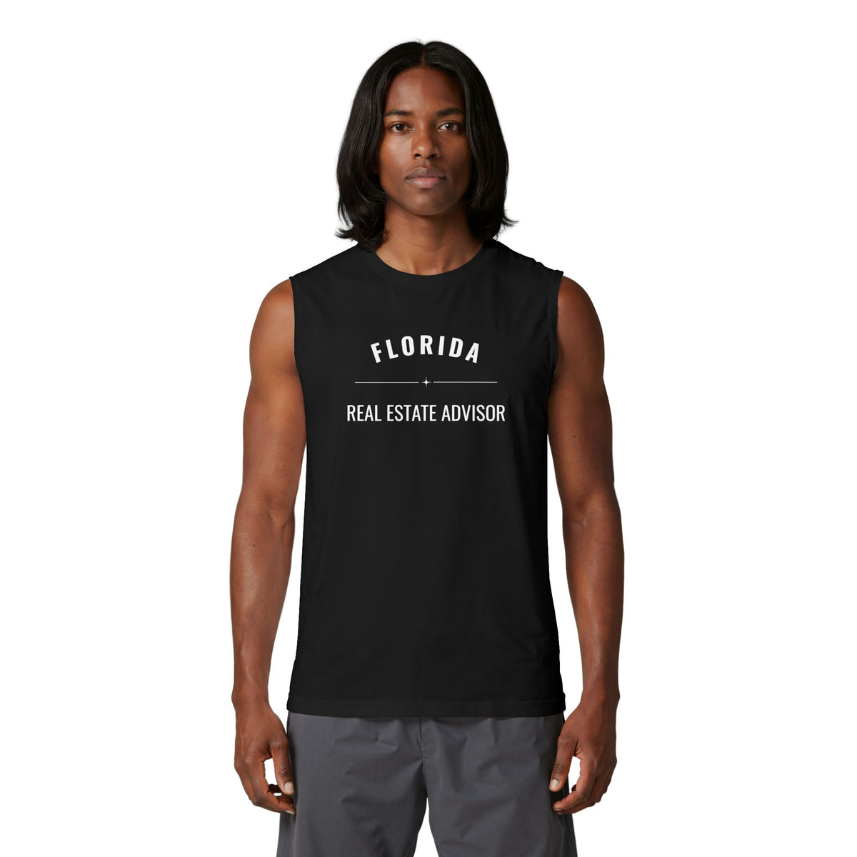 Florida Real Estate Agent Muscle Tank | Unisex Real Estate Advisor Shirt | The State I’m In Is Real™