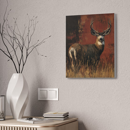 Benny - Abstract Deer Canvas Art