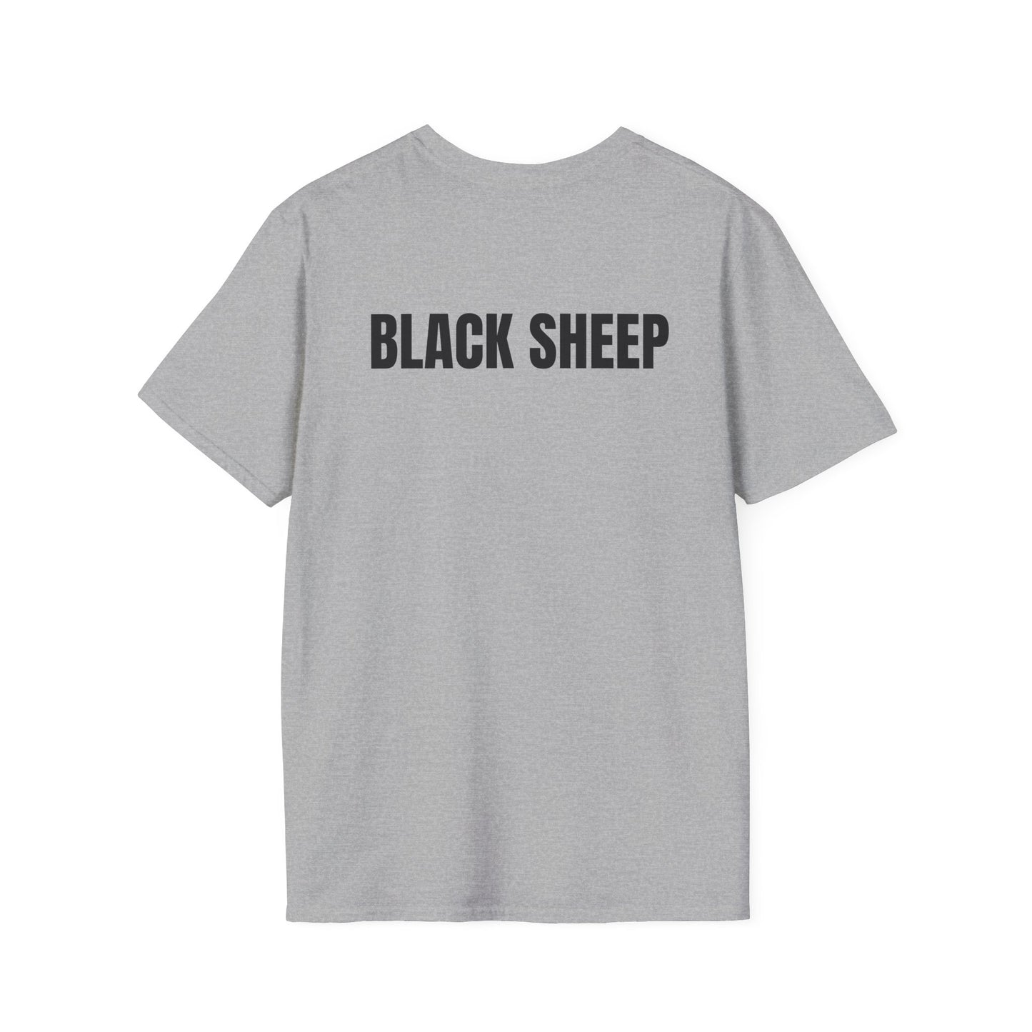 Black Sheep Crowned T-Shirt – Funny Animal Graphic Tee | Crowned & Connected Collection