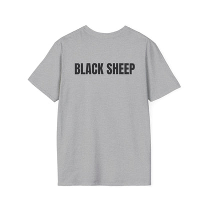 Black Sheep Crowned T-Shirt – Funny Animal Graphic Tee | Crowned & Connected Collection