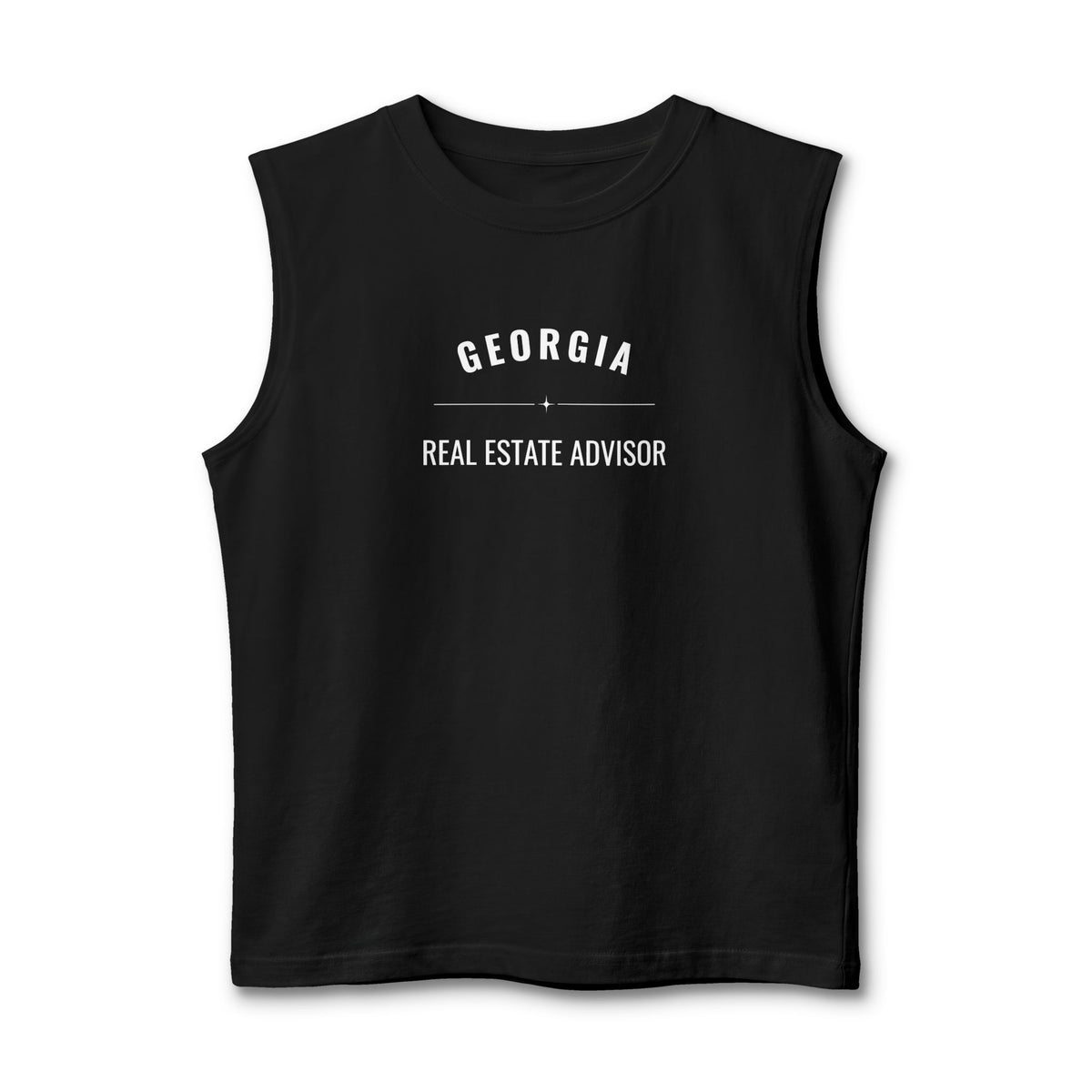 Georgia Real Estate Agent Muscle Tank | Unisex Real Estate Advisor Shirt | The State I’m In Is Real™