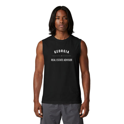 Georgia Real Estate Agent Muscle Tank | Unisex Real Estate Advisor Shirt | The State I’m In Is Real™