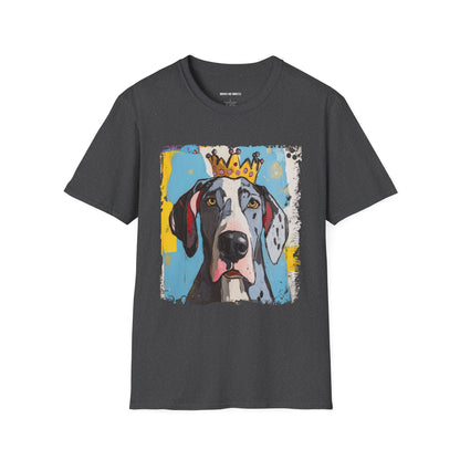 Great Dane Crowned T-Shirt – “Size Does Matter” Funny Dog Tee | Crowned & Connected Collection