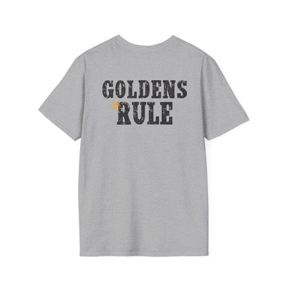 Goldens Rule T-shirt/ Funny Golden Retriever T-shirt/Crowned and Connected Collection