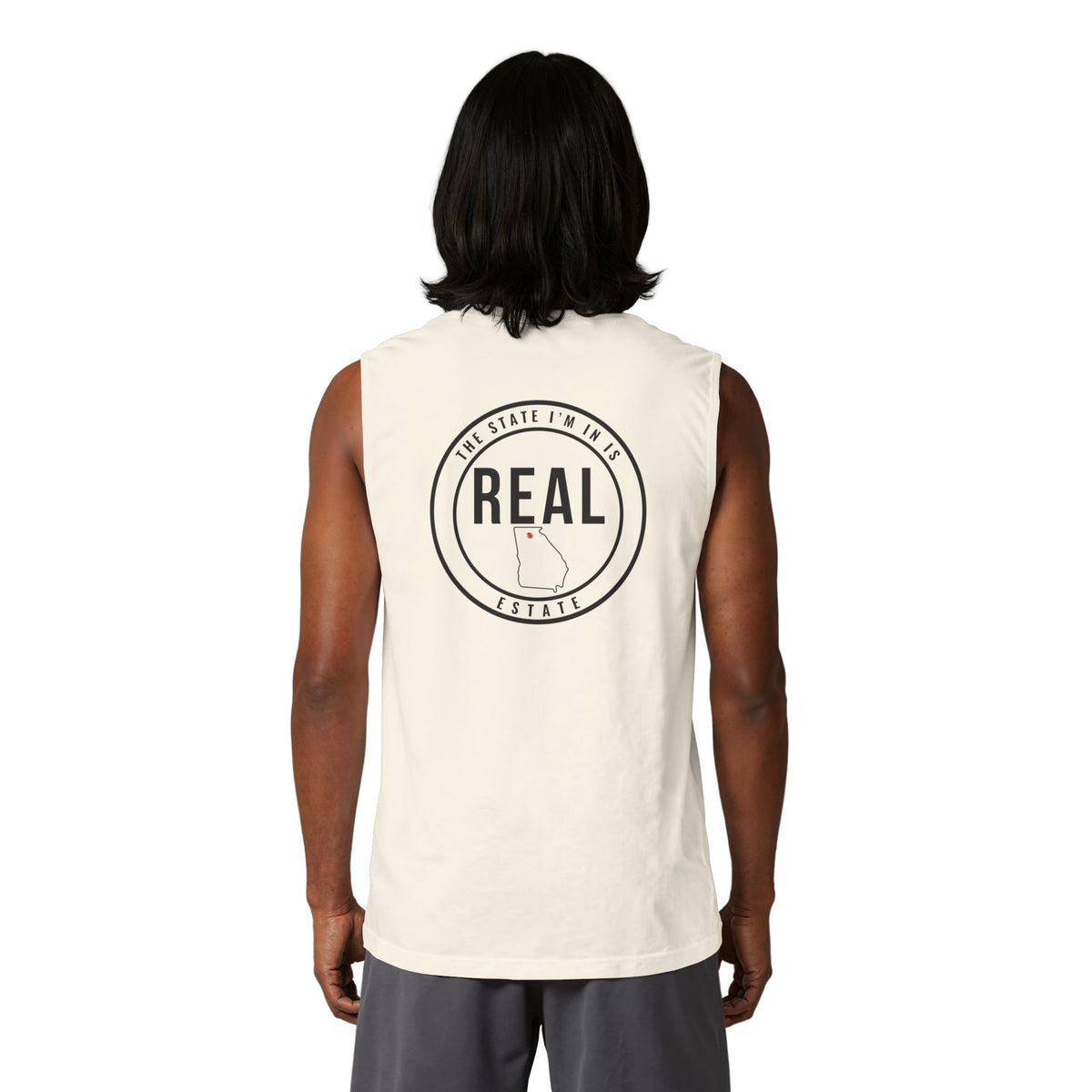 Georgia Real Estate Agent Muscle Tank | Unisex Real Estate Advisor Shirt | The State I’m In Is Real™