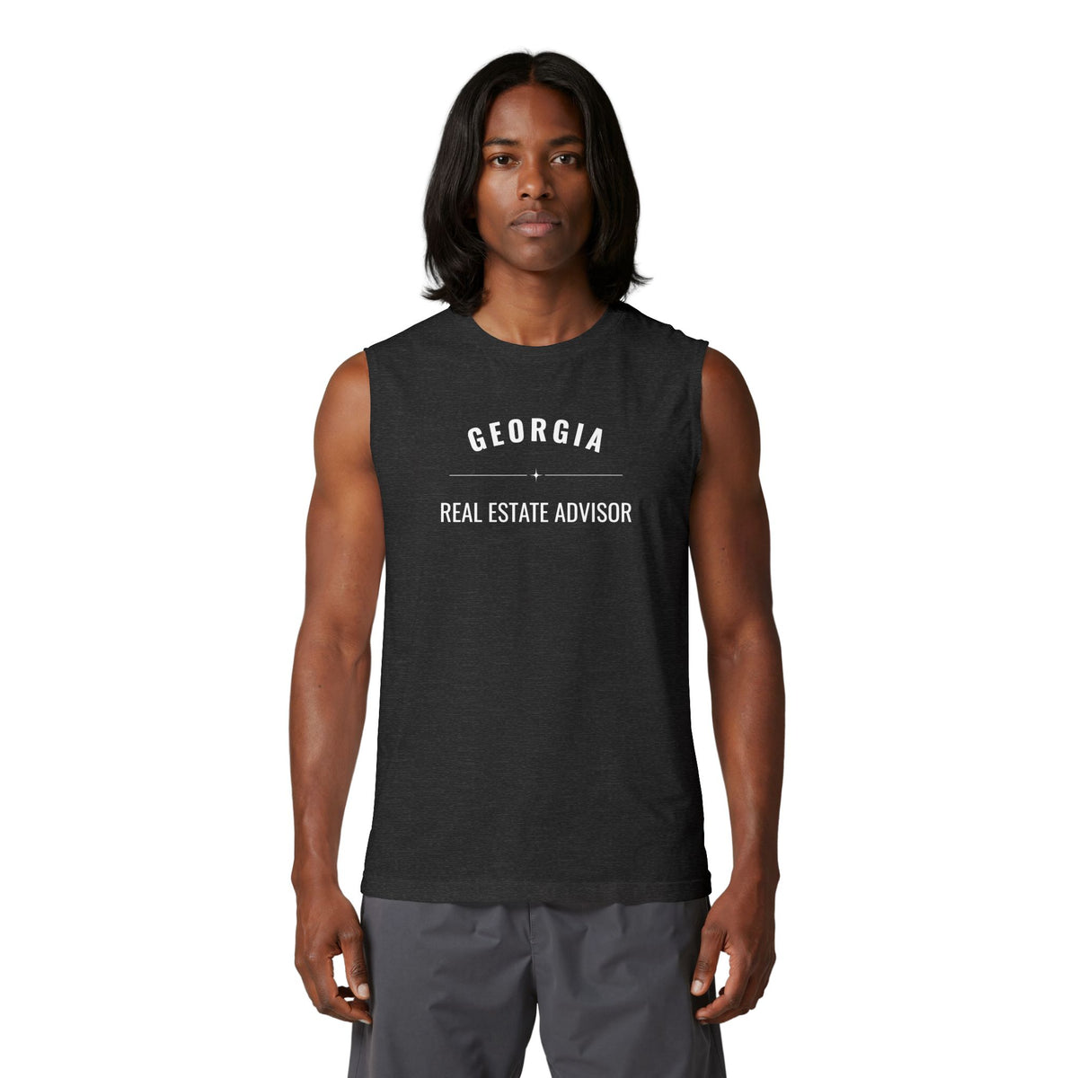 Georgia Real Estate Agent Muscle Tank | Unisex Real Estate Advisor Shirt | The State I’m In Is Real™