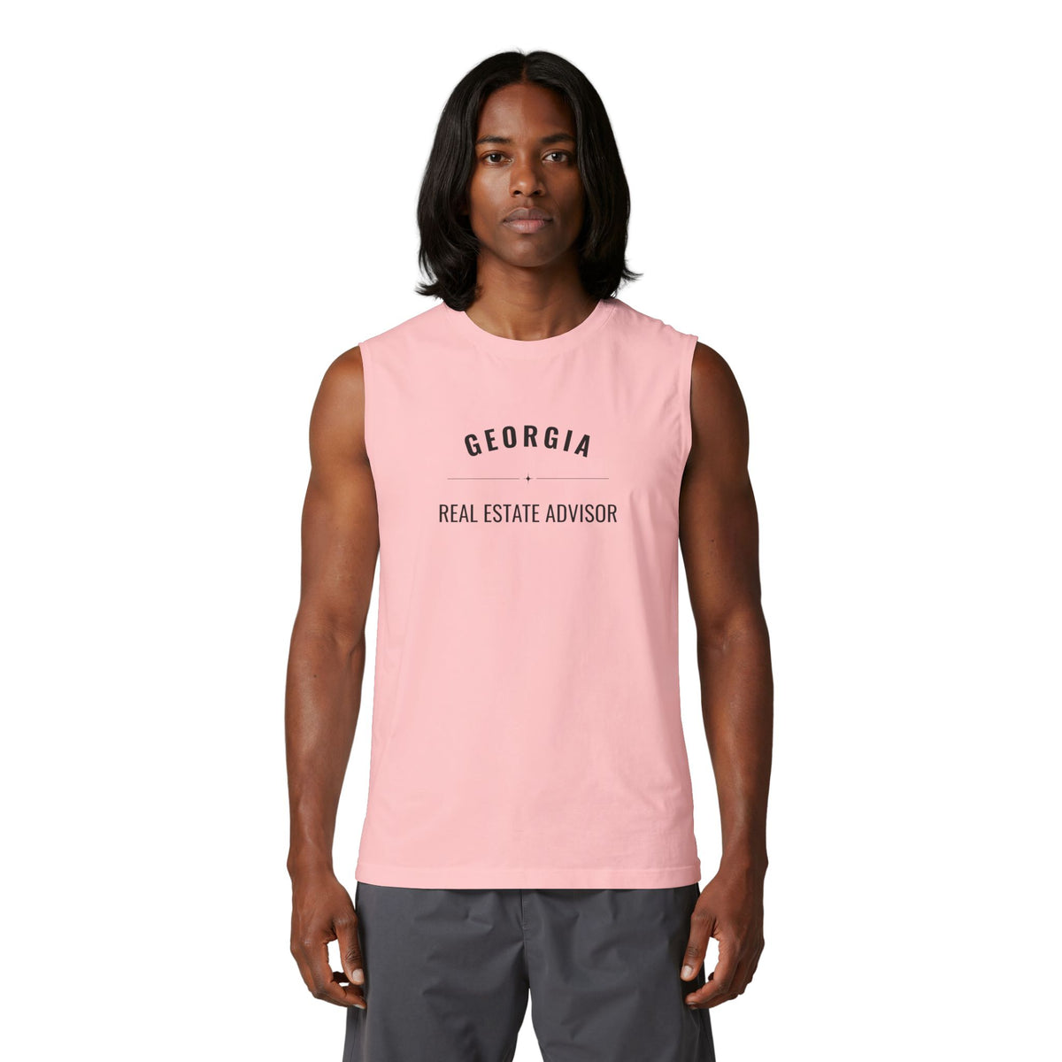 Georgia Real Estate Agent Muscle Tank | Unisex Real Estate Advisor Shirt | The State I’m In Is Real™