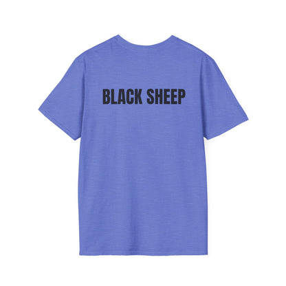 Black Sheep Crowned T-Shirt – Funny Animal Graphic Tee | Crowned & Connected Collection