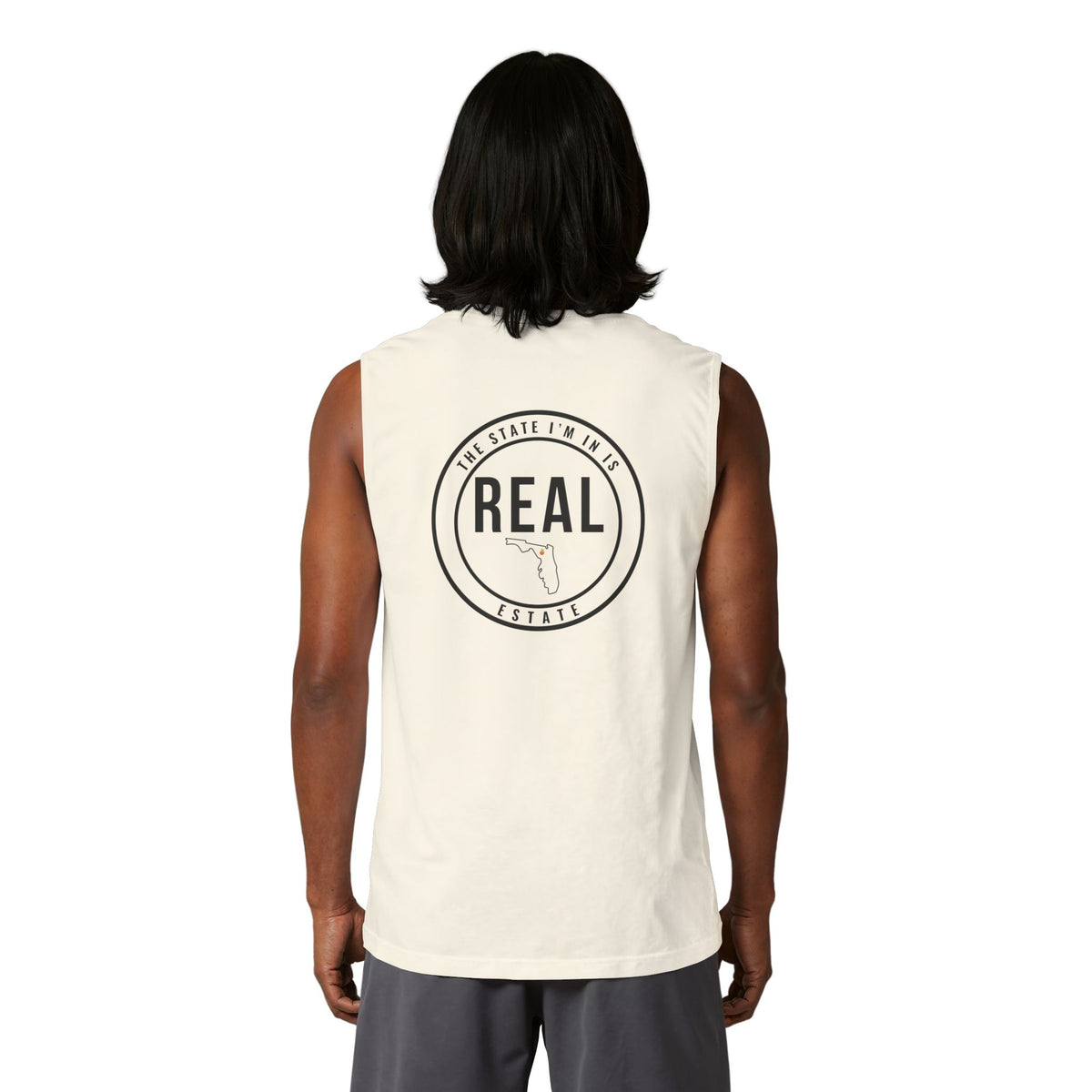 Florida Real Estate Agent Muscle Tank | Unisex Real Estate Advisor Shirt | The State I’m In Is Real™