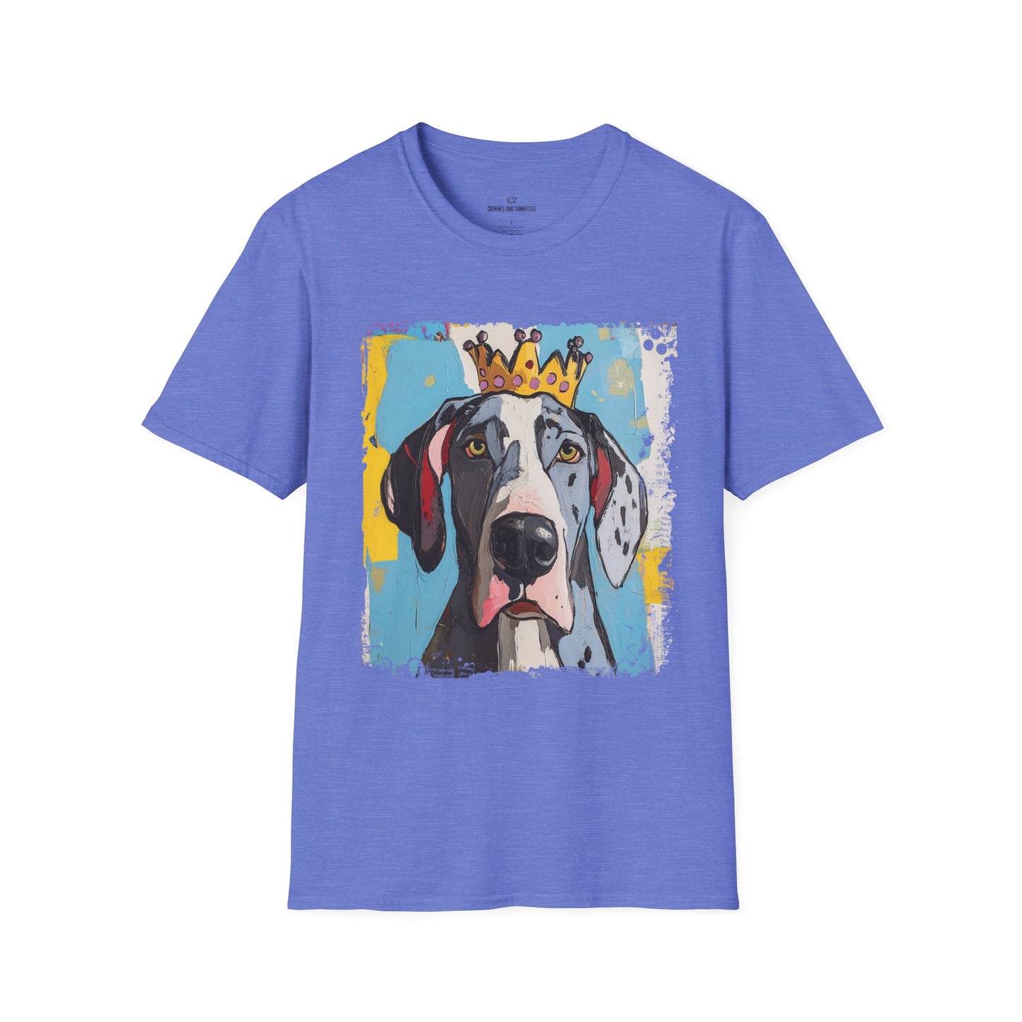 Great Dane Crowned T-Shirt – “Size Does Matter” Funny Dog Tee | Crowned & Connected Collection