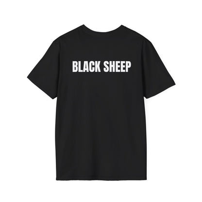Black Sheep Crowned T-Shirt – Funny Animal Graphic Tee | Crowned & Connected Collection