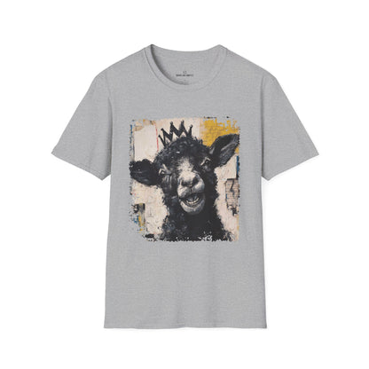 Black Sheep Crowned T-Shirt – Funny Animal Graphic Tee | Crowned & Connected Collection