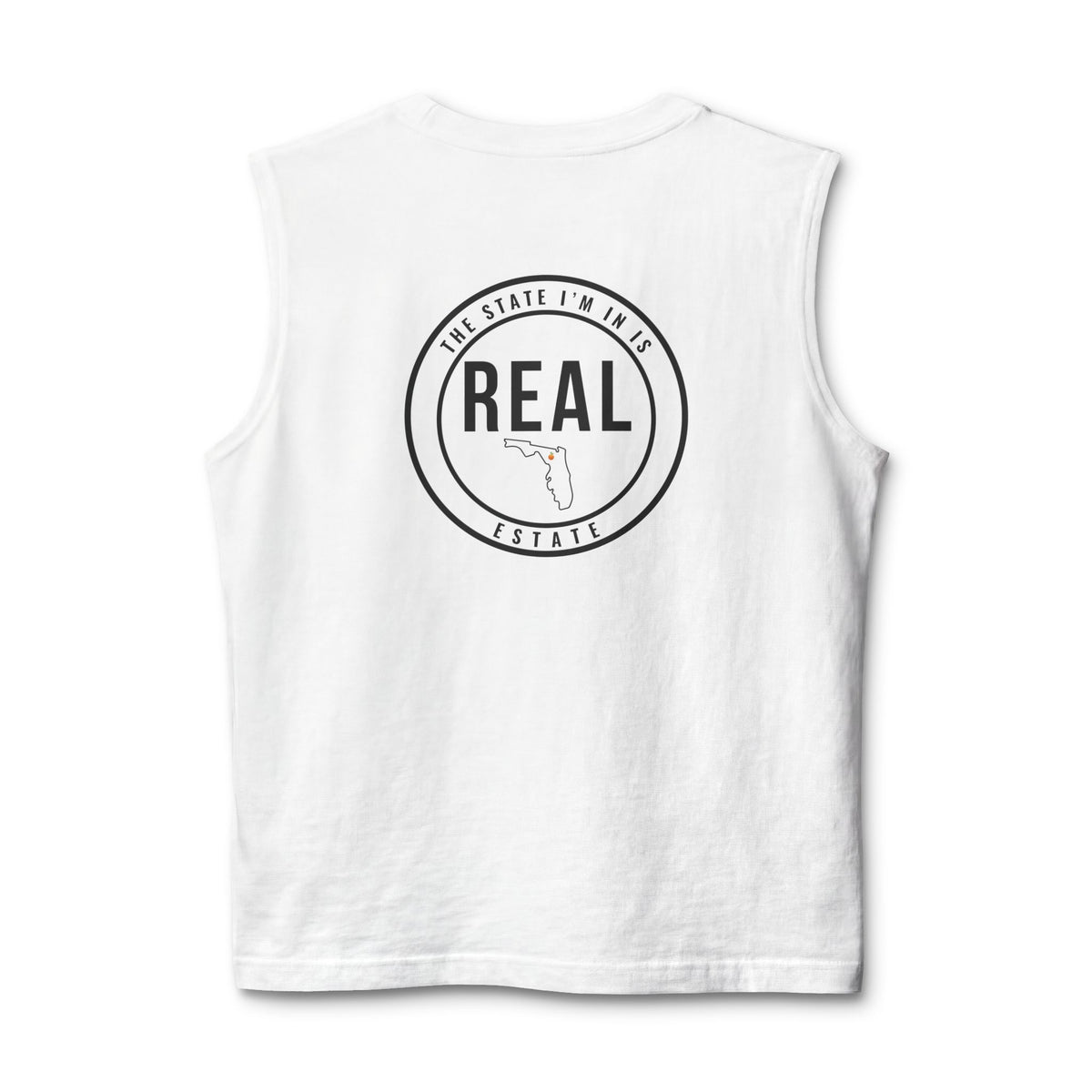 Florida Real Estate Agent Muscle Tank | Unisex Real Estate Advisor Shirt | The State I’m In Is Real™