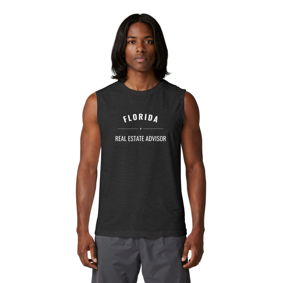 Florida Real Estate Agent Muscle Tank | Unisex Real Estate Advisor Shirt | The State I’m In Is Real™