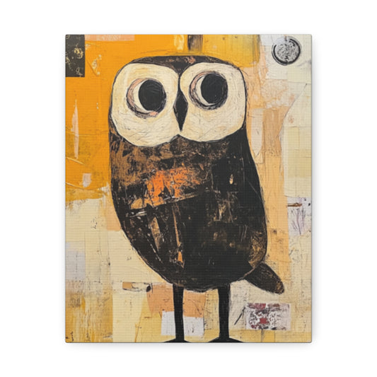 "Patty's Nightwatch" Owl Canvas art