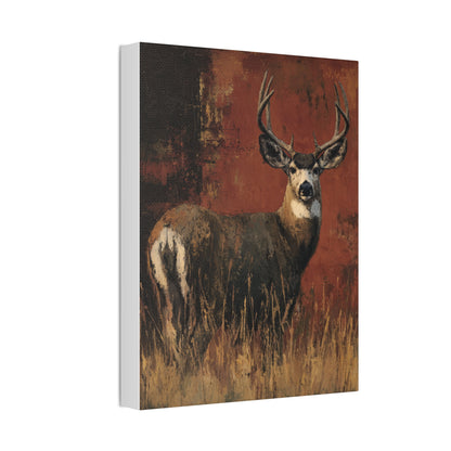 Benny - Abstract Deer Canvas Art