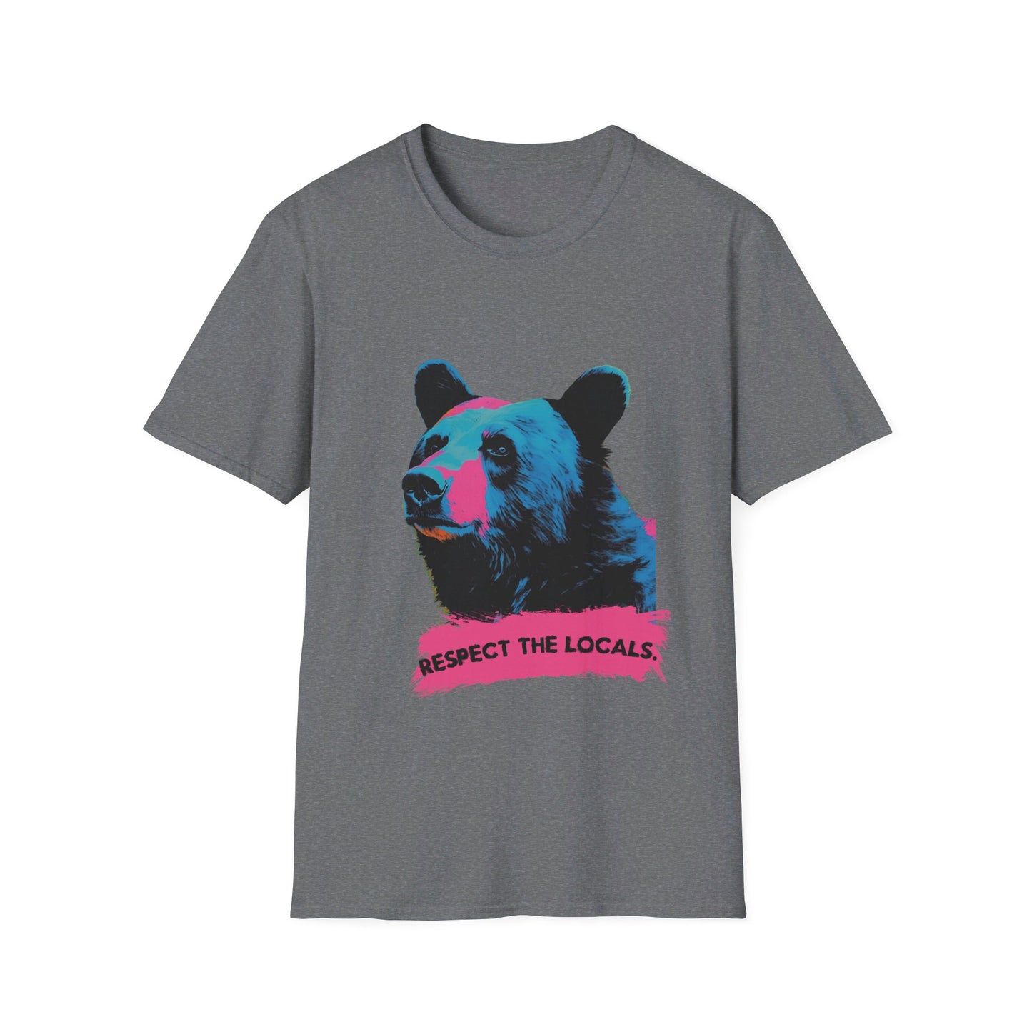 "Respect the Locals – The Vibrant Bear Tee"