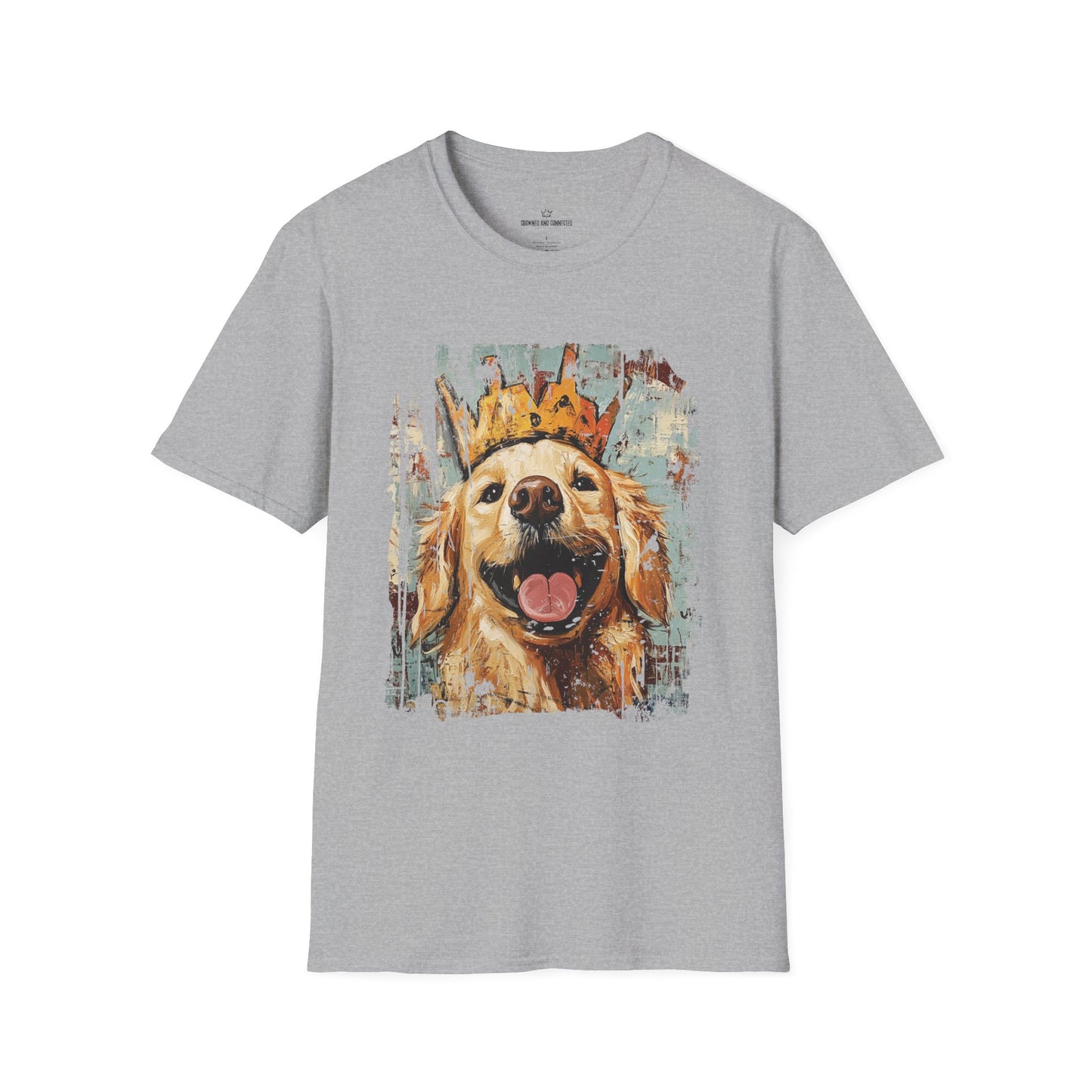 Let Love Drool – Funny Golden Retriever Dog Lover T-Shirt/Crowned & Connected Collection