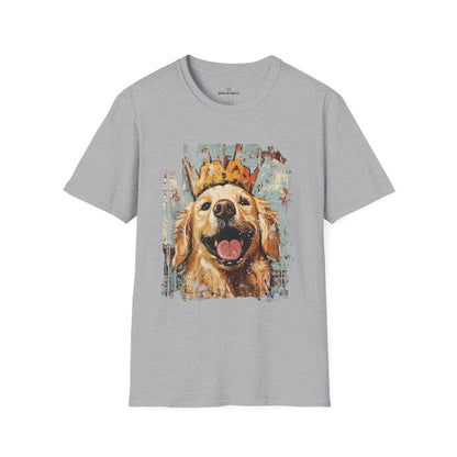 Let Love Drool – Funny Golden Retriever Dog Lover T-Shirt/Crowned & Connected Collection