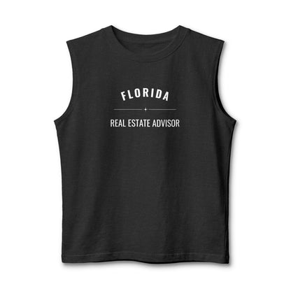 Florida Real Estate Agent Muscle Tank | Unisex Real Estate Advisor Shirt | The State I’m In Is Real™