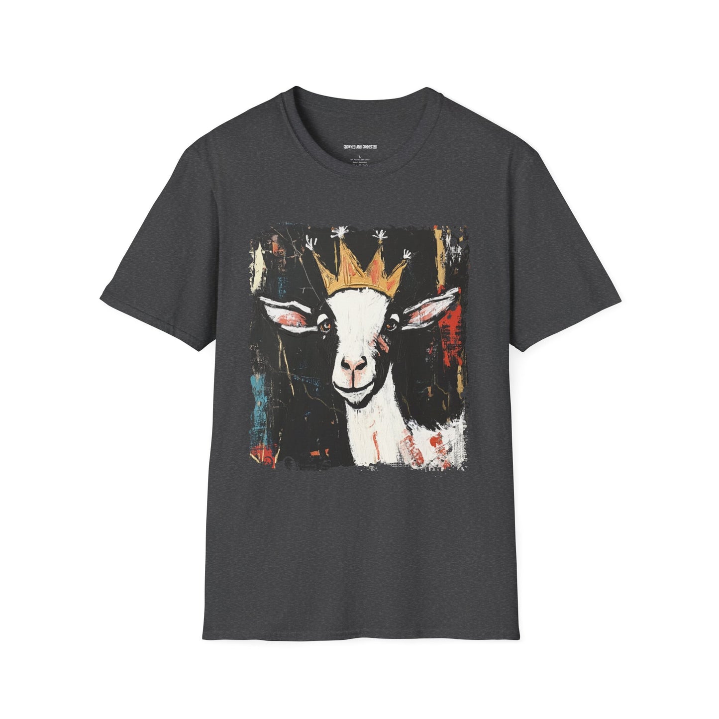 Goats Rule T-Shirt/Funny Goat Lover Tee/Crowned and Connected Collection