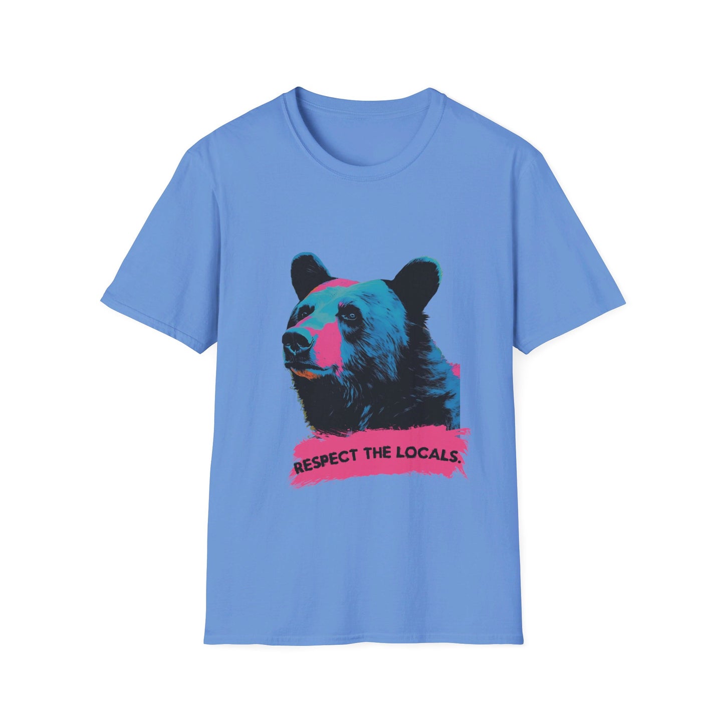 "Respect the Locals – The Vibrant Bear Tee"