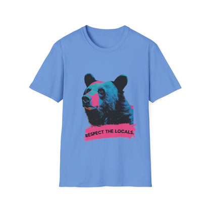 "Respect the Locals – The Vibrant Bear Tee"