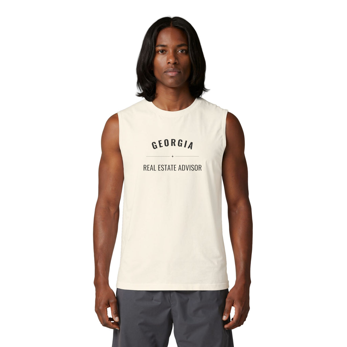 Georgia Real Estate Agent Muscle Tank | Unisex Real Estate Advisor Shirt | The State I’m In Is Real™