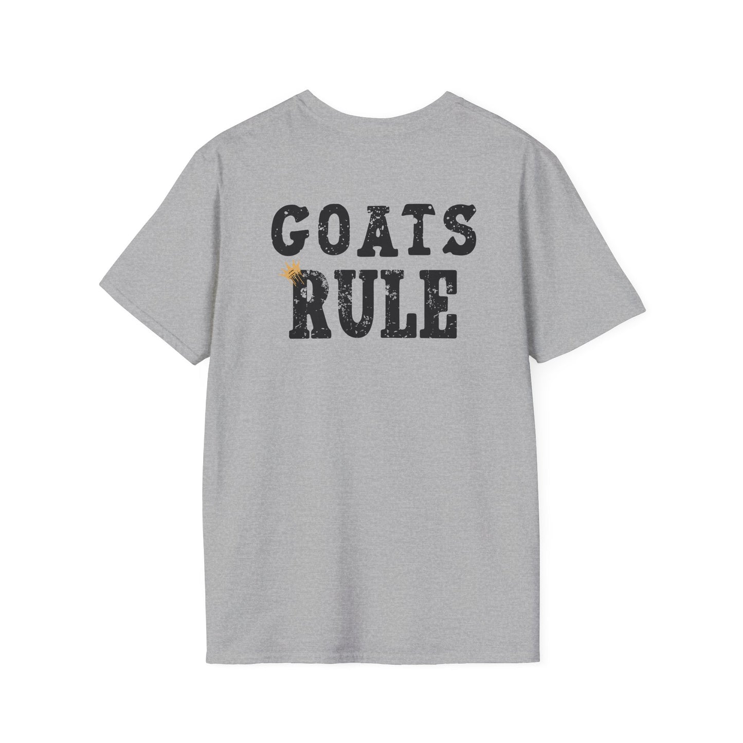 Goats Rule T-Shirt/Funny Goat Lover Tee/Crowned and Connected Collection