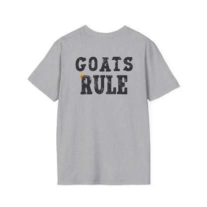Goats Rule T-Shirt/Funny Goat Lover Tee/Crowned and Connected Collection