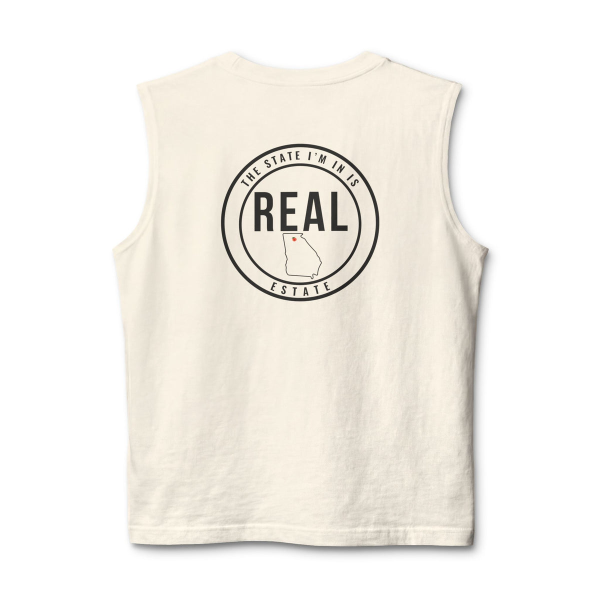 Georgia Real Estate Agent Muscle Tank | Unisex Real Estate Advisor Shirt | The State I’m In Is Real™