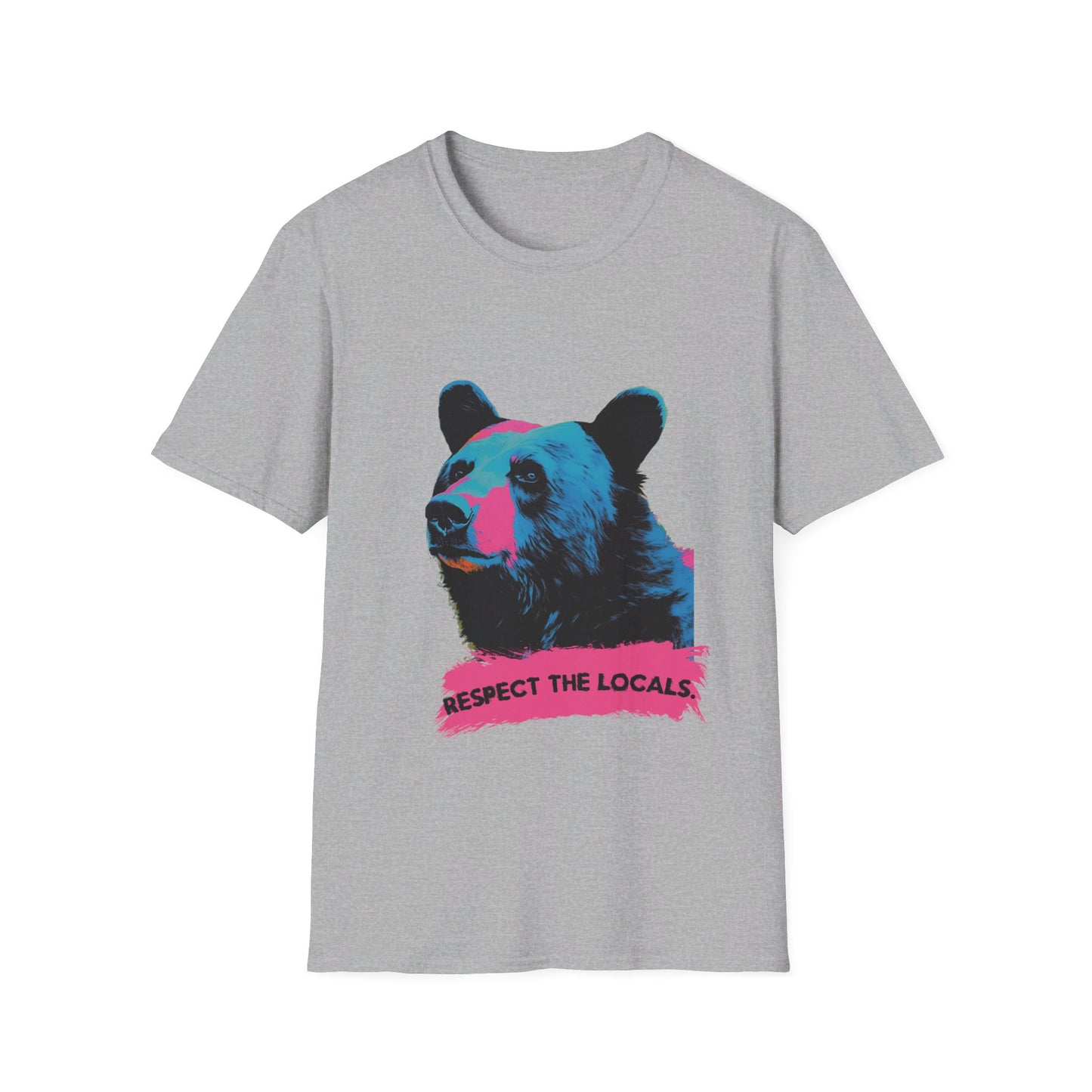 "Respect the Locals – The Vibrant Bear Tee"