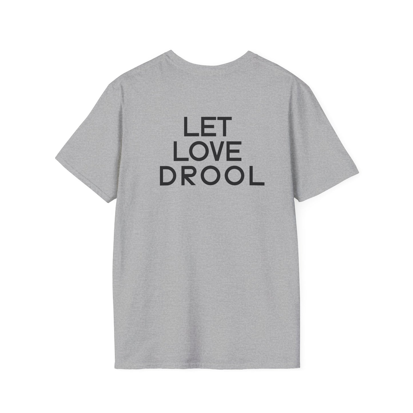 Let Love Drool – Funny Golden Retriever Dog Lover T-Shirt/Crowned & Connected Collection