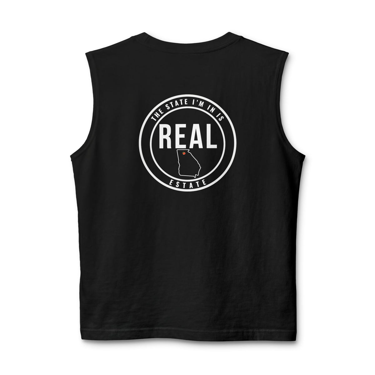 Georgia Real Estate Agent Muscle Tank | Unisex Real Estate Advisor Shirt | The State I’m In Is Real™