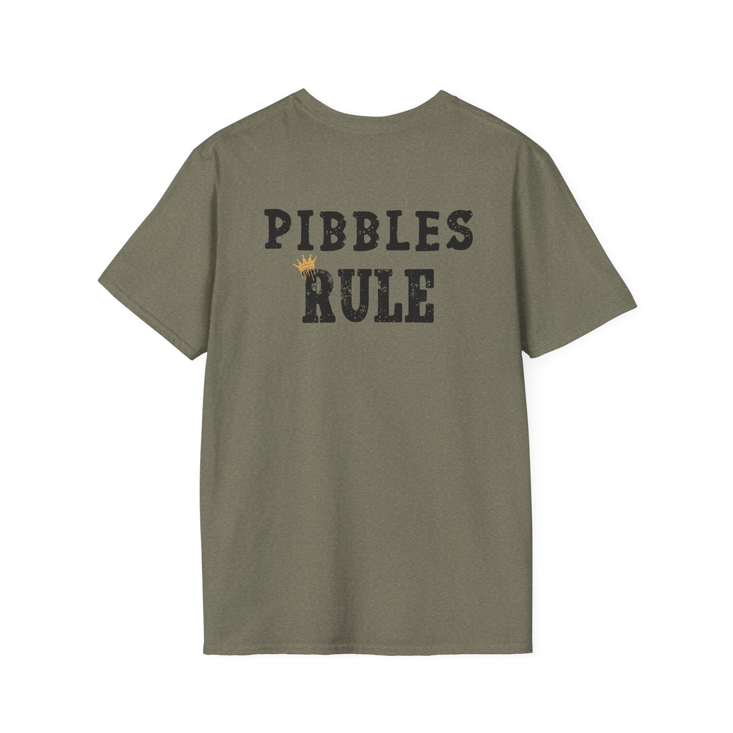 Pibbles Rule T-Shirt/Pit Bull T-Shirt/Crowned and Connected Collection