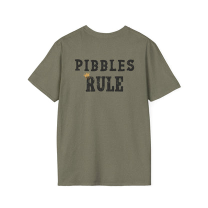 Pibbles Rule T-Shirt/Pit Bull T-Shirt/Crowned and Connected Collection