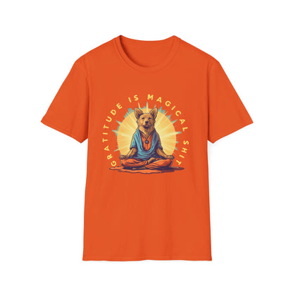 Gratitude is Magical  S**t– The Zen Dog  Tee