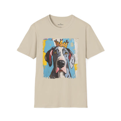 Great Dane Crowned T-Shirt – “Size Does Matter” Funny Dog Tee | Crowned & Connected Collection