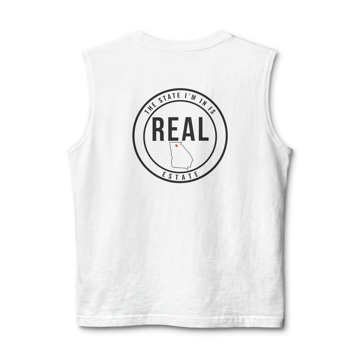 Georgia Real Estate Agent Muscle Tank | Unisex Real Estate Advisor Shirt | The State I’m In Is Real™