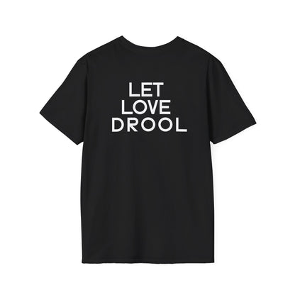 Let Love Drool – Funny Golden Retriever Dog Lover T-Shirt/Crowned & Connected Collection
