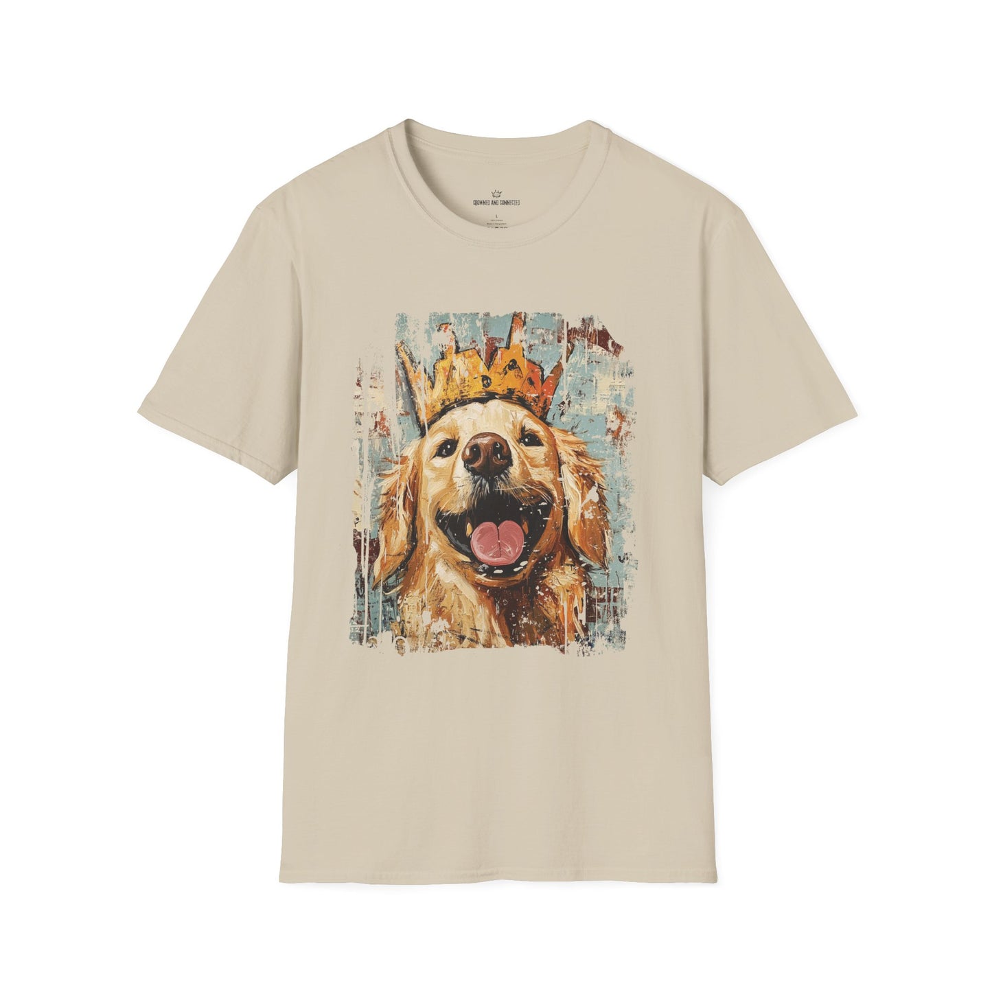 Let Love Drool – Funny Golden Retriever Dog Lover T-Shirt/Crowned & Connected Collection