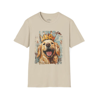 Let Love Drool – Funny Golden Retriever Dog Lover T-Shirt/Crowned & Connected Collection
