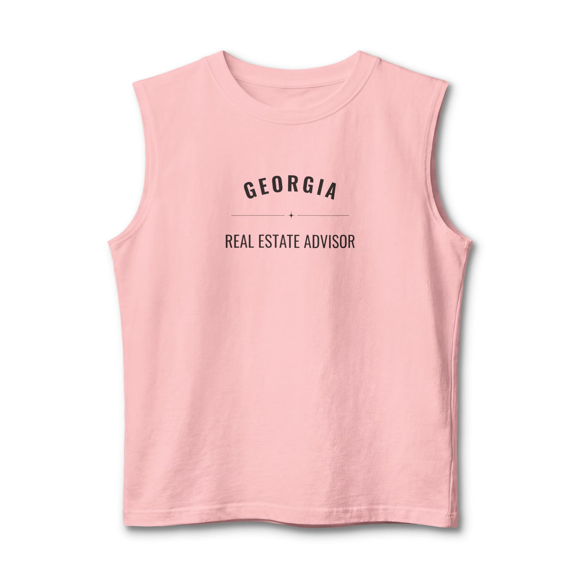 Georgia Real Estate Agent Muscle Tank | Unisex Real Estate Advisor Shirt | The State I’m In Is Real™