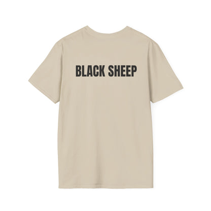 Black Sheep Crowned T-Shirt – Funny Animal Graphic Tee | Crowned & Connected Collection