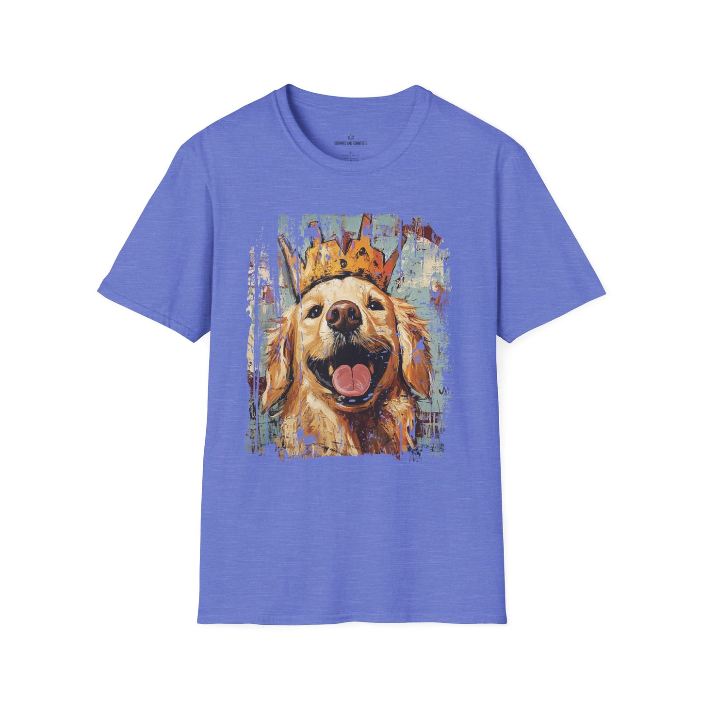 Let Love Drool – Funny Golden Retriever Dog Lover T-Shirt/Crowned & Connected Collection