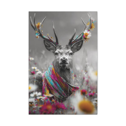 Daisy Dazed: Flower Child- Buck Canvas Art